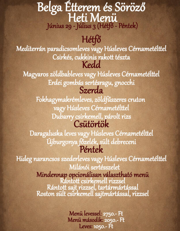 Menü Menü