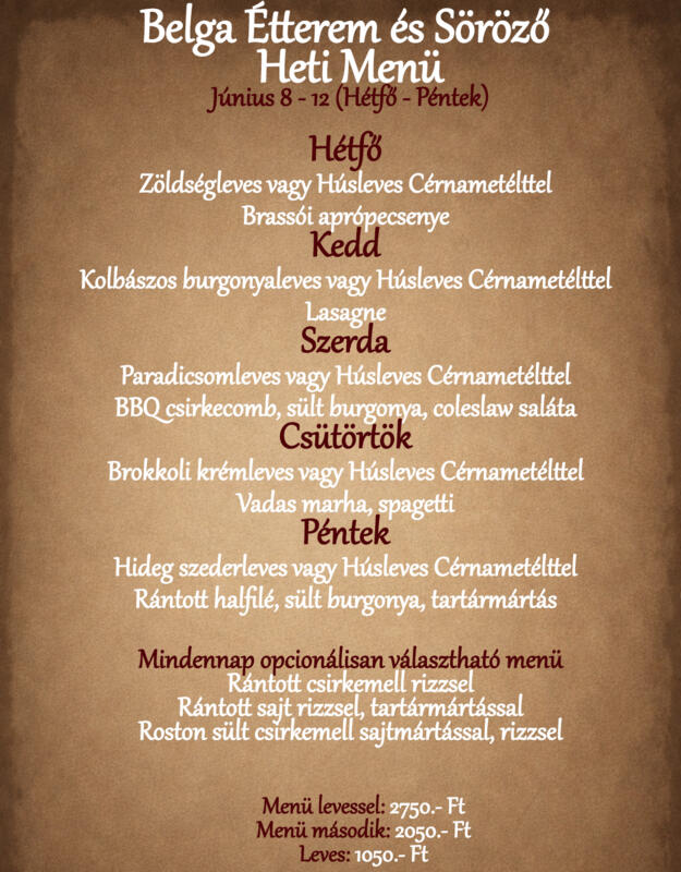 Menü Menü