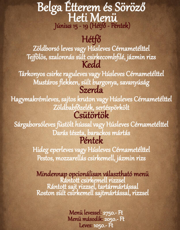 Menü Menü