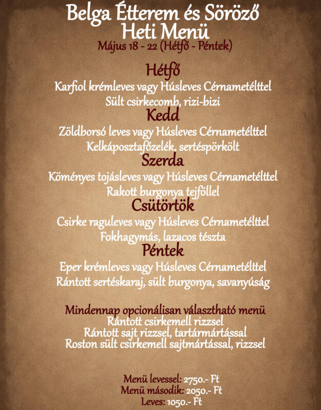 Menü Menü