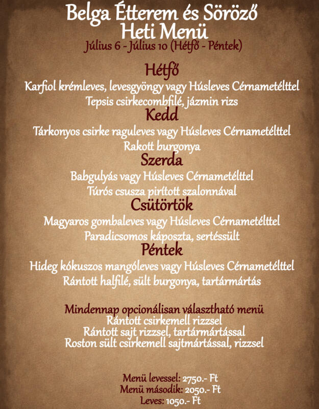 Menü Menü